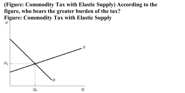   A)  The buyer will bear the greater burden of the tax. B)  The seller will bear the greater burden of the tax. C)  The buyer and the seller will split the tax burden equally. D)  The government will bear the full burden of the tax.