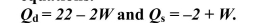 Consider a simple labor market described by the following equations.   If the government decides to set a minimum wage at $10 per hour, what is the rate of unemployment that will result in this market?