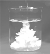 When sodium chloride and silver nitrate solutions are combined,the reaction shown below occurs.   Write the balanced chemical equation for this reaction.What is the coefficient for silver nitrate? A) 5 B) 4 C) 3 D) 2 E) 1
