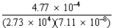 Complete the following operation:   A) 4.07 B) 0.246 C) 2.46 × 10<sup>-6</sup> D) 1.24 × 10<sup>-4</sup> E) 1.24 × 10<sup>-15</sup>