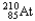 Which of the following represents the correct nuclear equation for the alpha decay of   ? A)    →   +   B)    +   →   C)    →   +   D)    +   →   E)    →   +  