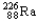 Which of the following represents the correct nuclear equation for the ejection of an alpha particle from   ? A)    →   +   B)    C)    D)    →   +   E)    →   +  