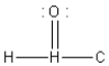 Which of the following is the best Lewis diagram for CH<sub>2</sub>O? A)    B)    C)    D)    E)   