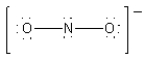 Which of the following is the best Lewis diagram for NO<sub>2</sub><sup>-</sup>? A)    B)    C)    D)    E)   