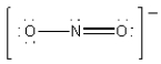 Which of the following is the best Lewis diagram for NO<sub>2</sub><sup>-</sup>? A)    B)    C)    D)    E)   