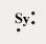 Which of the following elements has the Lewis symbol below,where Sy represents the elemental symbol?   A) Na B) Mg C) Al D) Si E) P