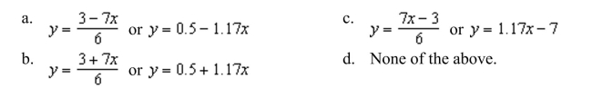 Solve the equation for .