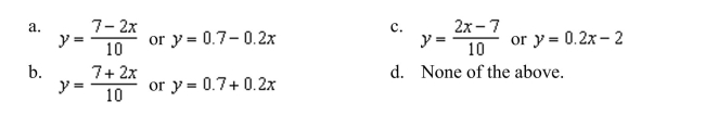 Solve the equation for .