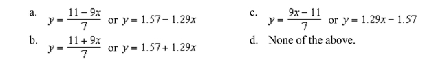 Solve the equation for .