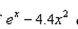 Which of the following is the graph of on a horizontal span of 0 to 4.5?