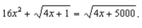 <strong>Solve the equation Restrict your attention to the horizontal span of 0 to 5.</strong> A) 3.45 B) 2.06 C) 2.1 D) 3.71