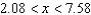 <strong>Solve the inequality . Restrict your attention to positive values of .</strong> A) B) C) D)