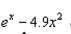 Which of the following is the graph of on a horizontal span of 0 to 4.5?