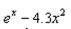 Which of the following is the graph of on a horizontal span of 0 to 4.5?
