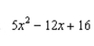 <strong> For which value of does reach a minimum? Restrict your attention to the horizontal span of 0 to 12.</strong> A) 16 B) 8.8 C) 1.2 D) 0