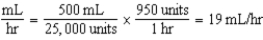 19 mL/hr