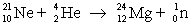 <strong>One of the nuclear fusion reactions that occurs in stars is: where the masses are = 20.993 849 u; = 4.002 603 u; = 23.985 042 u; and = 1.008 665 u. How much energy is released in this reaction?</strong> A)2.557 MeV B)4.572 MeV C)6.452 MeV D)8.493 MeV E)9.370 MeV