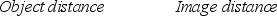 The table below lists object and image distances for five objects placed in front of mirrors. For which one of the following cases is the image formed by a convex spherical mirror?   A)    B)    C)    D)    E)   