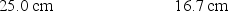 The table below lists object and image distances for five objects placed in front of mirrors. For which one of the following cases is the image formed by a convex spherical mirror?   A)    B)    C)    D)    E)   