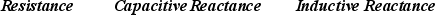 The table below shows the values of the resistance, capacitive reactance, and inductive reactance for five RCL circuits. Which circuit will have a negative phase angle?   A)    B)    C)    D)    E)   
