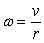 A solid cylinder with a mass m and radius r is mounted so that it can be rotated about an axis that passes through the center of both ends. At what angular speed . must the cylinder rotate to have the same total kinetic energy that it would have if it were moving horizontally with a speed v without rotation? A)    B)    C)    D)    E)   