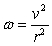 A solid cylinder with a mass m and radius r is mounted so that it can be rotated about an axis that passes through the center of both ends. At what angular speed . must the cylinder rotate to have the same total kinetic energy that it would have if it were moving horizontally with a speed v without rotation? A)    B)    C)    D)    E)   