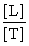 The mathematical relationship between three physical quantities is given by   . If the dimension of b is;   and the dimension of c is [L]. Which one of the following choices is the dimension of a? A) [L] B)    C)    D) [T] E)   
