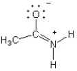 Which of the following structures (a-d)  is another resonance structure of the following organic molecule?    A)    B)    C)    D)  