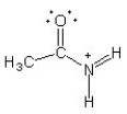 Which of the following structures (a-d)  is another resonance structure of the following organic molecule?    A)    B)    C)    D)  