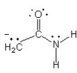 Which of the following structures (a-d)  is another resonance structure of the following organic molecule?    A)    B)    C)    D)  