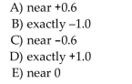 A silly psychology student gathers data on the shoe size of 30 of his classmates and their GPA's. The correlation coefficient between these two variables is most likely to be