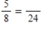 ​Change each fraction to higher terms, with the denominator shown. ​ a.    b.    c.  