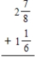 Add the following fractions and mixed numbers. Write the answers as fractions or mixed numbers in lowest terms. ​ a.    b.    c.  