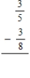 Subtract the following fractions or mixed numbers. Write the answers as fractions or mixed numbers in lowest terms.​ ​ a.    b.    ​