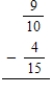 Subtract the following fractions or mixed numbers. Write the answers as fractions or mixed numbers in lowest terms.​ ​ a.    b.    ​