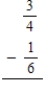 Subtract the following fractions or mixed numbers. Write the answers as fractions or mixed numbers in lowest terms.​ ​ a.    b.    ​