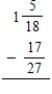 Subtract the following fractions or mixed numbers. Write the answers as fractions or mixed numbers in lowest terms.​ ​ a.    b.  