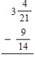 Subtract the following fractions or mixed numbers. Write the answers as fractions or mixed numbers in lowest terms.​ ​ a.    b.  