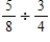 Divide the following fractions. Write the answers as fractions or mixed numbers in lowest terms.​ a.    b.    c.  