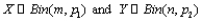 Let with X and Y independent variables, and let is an __________ estimator of