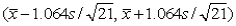 A more extensive tabulation of t critical values than what appears in your text shows that for the t distribution with 20 df, the areas to the right of the values .687, .860, and 1.064 are .25, .20, and .15, respectively. What is the confidence level for each of the following three confidence intervals for the mean of a normal population distribution? Which of the three intervals would you recommend be used, and why? a. b. c.