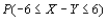 In an area having sandy soil, 50 small trees of a certain type were planted, and another 50 trees were planted in an area having clay soil. Let X = the number of trees planted in sandy soil that survive 1 year and Y = the number of trees planted in clay soil that survive 1 year. If the probability that a tree planted in sandy soil will survive 1 year is .7 and the probability of 1-year survival in clay soil is .6, compute an approximation to (do not bother with the continuity correction).