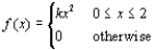 A college professor always finishes his lectures within 2 minutes after the bell rings to end the period and the end of the lecture. Let X = the time that elapses between the bell and the end of the lecture and suppose the pdf of X is     a. Find the value of k. [Hint: Total area under the graph of f(x) is 1.] b. What is the probability that the lecture ends within 1minutes of the bell ringing? c. What is the probability that the lecture continues beyond the bell for between 60 and 90 seconds? d. What is the probability that the lecture continues for at least 90 seconds beyond the bell?<div style=padding-top: 35px> 