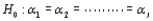 Friedman's test for a randomized block experiment rejects (where is the i th treatment effect) when the computed value of the test statistic is too __________.