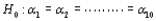When is tested using the Friedman's test statistic with significance level .025 (where is the i th treatment effect), then is rejected if is greater than or equal to __________.