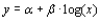 The transformation __________ is used to linearize the function