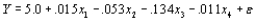 Cardiorespiratory fitness is widely recognized as a major component of overall physical well-being. Direct measurement of maximal oxygen uptake is the single best measure of such fitness, but direct measurement is time-consuming and expensive. It is therefore desirable to have a prediction equation for in terms of easily obtained quantities. Consider the variables Here is one possible model, for male students: , and a. Interpret . b. What is the expected value of when weight 75 kg. age is 20 yr, walk time is 15 minutes, and heart rate is 140 b/m? c. What is the probability that will be between 1.00 and 2.60 for a single observation made when the values of the predictors are as stated in part (b)?