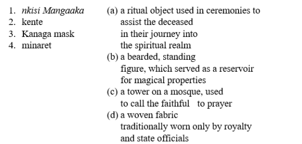 Match the term with its definition:    