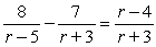 Solve the equation. Watch for extraneous solutions.  