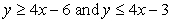 Determine whether or not the solution set to the inequality is the empty set.  